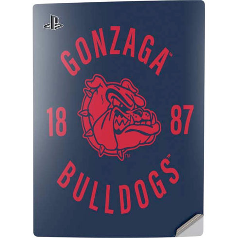 Gonzaga University Bulldogs 1887 PS5 Digital Edition Console Skin