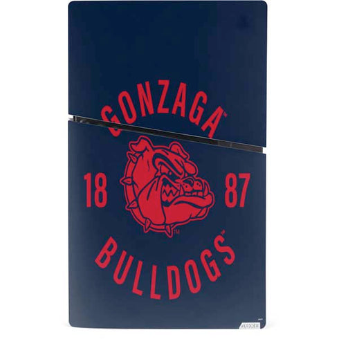 Gonzaga University Bulldogs 1887 PS5 Slim Digital Edition Console Skin