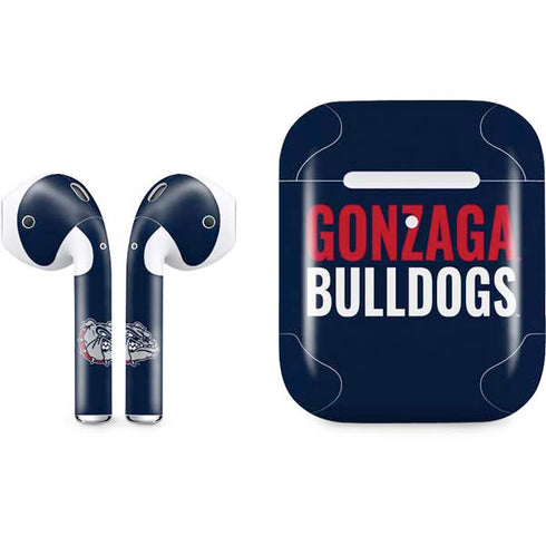 Gonzaga University Bulldogs Bold Apple AirPods 2 Skin
