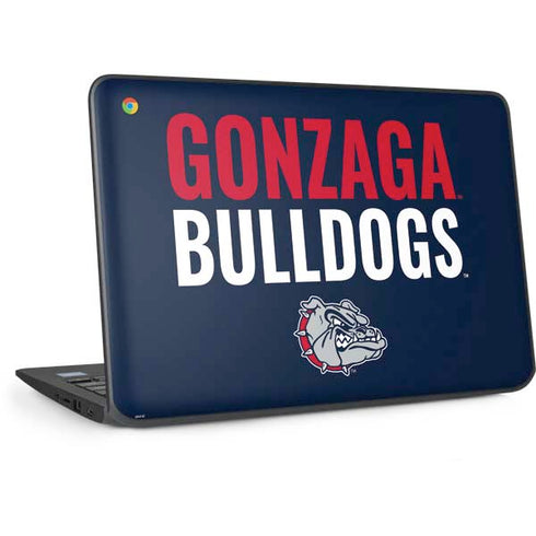 Gonzaga University Bulldogs Bold HP Chromebook Skin