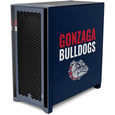 Gonzaga University Bulldogs Bold Corsair 4000D Tempered Glass Mid-Tower ATX Case Skin