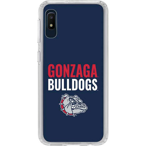 Gonzaga University Bulldogs Bold Galaxy A10e Clear Case
