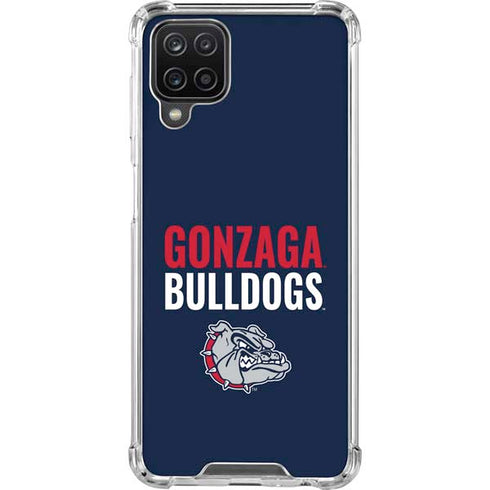 Gonzaga University Bulldogs Bold Galaxy A12 Clear Case