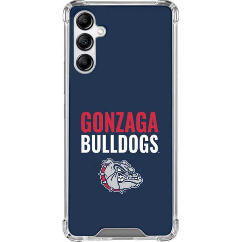 Gonzaga University Bulldogs Bold Galaxy A14 5G Clear Case