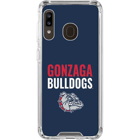 Gonzaga University Bulldogs Bold Galaxy A30 Clear Case