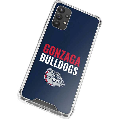 Gonzaga University Bulldogs Bold Galaxy A32 5G Clear Case
