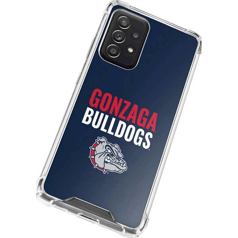 Gonzaga University Bulldogs Bold Galaxy A52 5G Clear Case