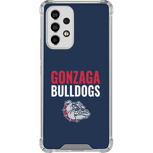 Gonzaga University Bulldogs Bold Galaxy A53 5G Clear Case