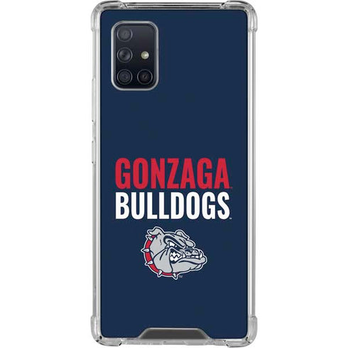 Gonzaga University Bulldogs Bold Galaxy A71 5G Clear Case
