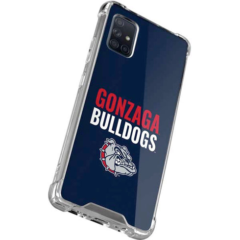 Gonzaga University Bulldogs Bold Galaxy A71 5G Clear Case