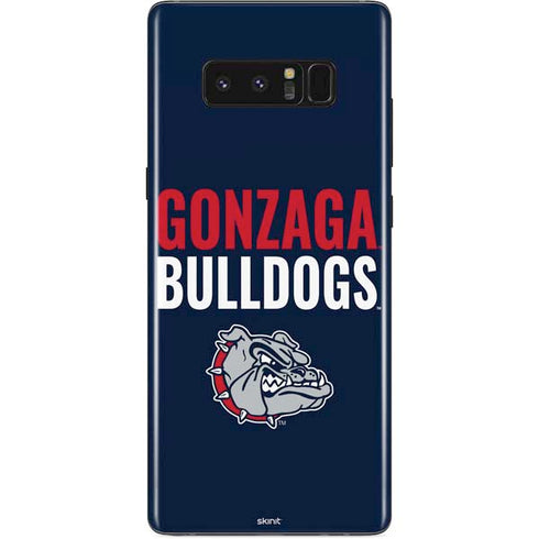 Gonzaga University Bulldogs Bold Galaxy Note 8 Skin