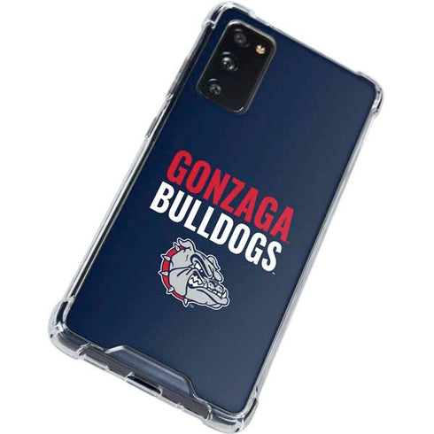 Gonzaga University Bulldogs Bold Galaxy S20 FE Clear Case