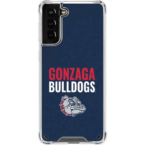 Gonzaga University Bulldogs Bold Galaxy S21 Plus 5G Clear Case