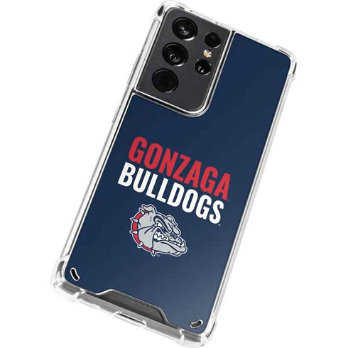 Gonzaga University Bulldogs Bold Galaxy S21 Ultra 5G Clear Case