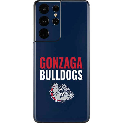 Gonzaga University Bulldogs Bold Galaxy S21 Ultra 5G Skin