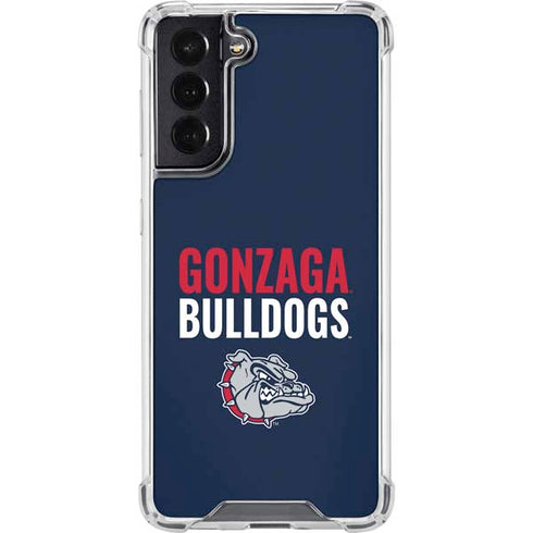 Gonzaga University Bulldogs Bold Galaxy S22 Clear Case