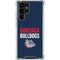 Gonzaga University Bulldogs Bold Galaxy S22 Ultra Clear Case
