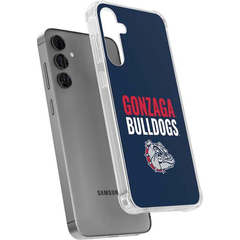 Gonzaga University Bulldogs Bold Galaxy S24 Plus Clear Case
