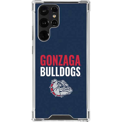 Gonzaga University Bulldogs Bold Galaxy S24 Ultra Clear Case
