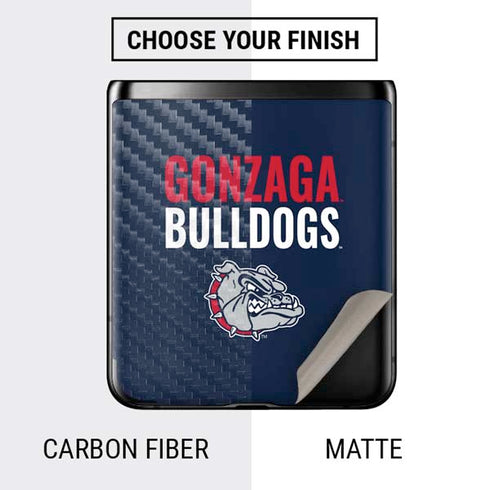 Gonzaga University Bulldogs Bold Galaxy Z Flip Skin