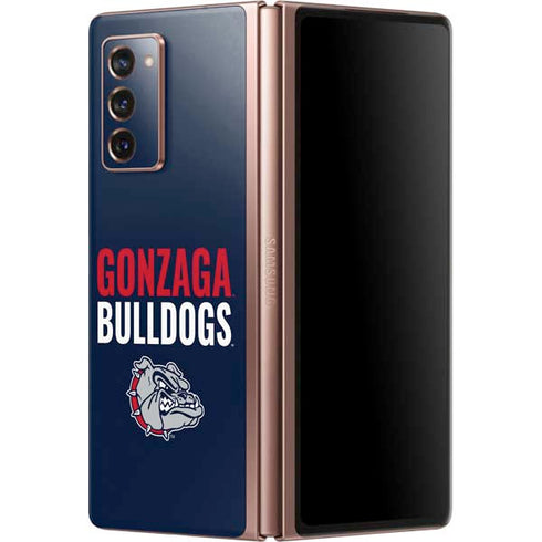 Gonzaga University Bulldogs Bold Galaxy Z Fold2 5G Skin