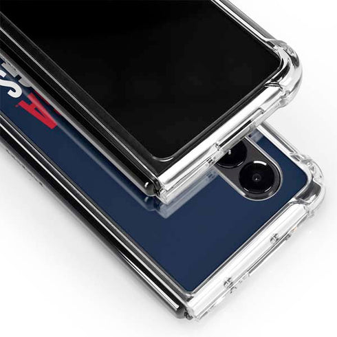 Gonzaga University Bulldogs Bold Galaxy Z Fold4 5G Clear Case