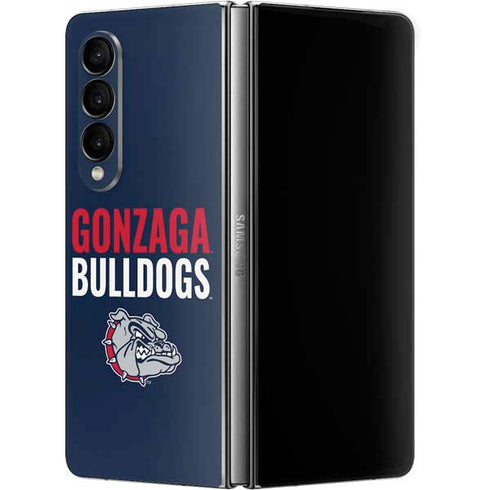 Gonzaga University Bulldogs Bold Galaxy Z Fold4 5G Skin