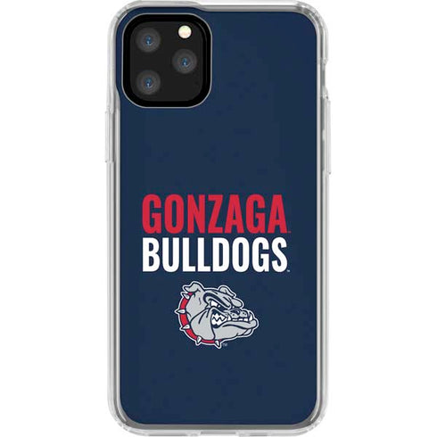 Gonzaga University Bulldogs Bold iPhone 11 Pro Clear Case