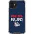 Gonzaga University Bulldogs Bold iPhone 12 Clear Case