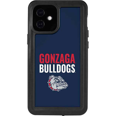 Gonzaga University Bulldogs Bold iPhone 12 Mini Waterproof Case