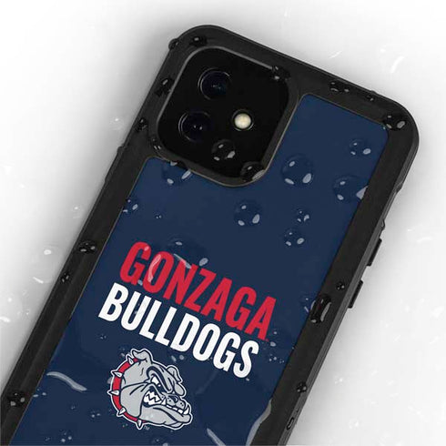 Gonzaga University Bulldogs Bold iPhone 12 Mini Waterproof Case