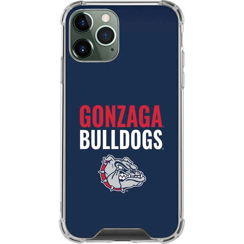 Gonzaga University Bulldogs Bold iPhone 12 Pro Clear Case