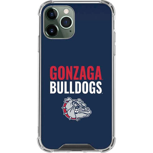 Gonzaga University Bulldogs Bold iPhone 12 Pro Max Clear Case