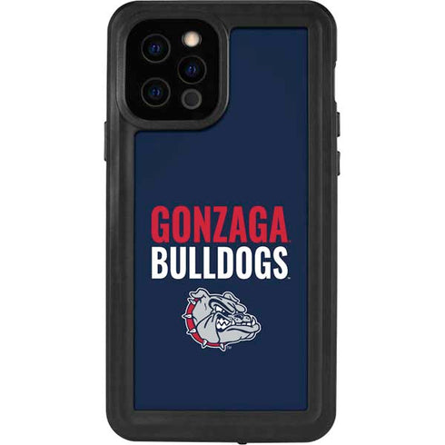 Gonzaga University Bulldogs Bold iPhone 12 Pro Waterproof Case