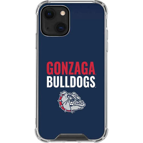 Gonzaga University Bulldogs Bold iPhone 13 Mini Clear Case