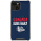 Gonzaga University Bulldogs Bold iPhone 13 Mini Clear Case