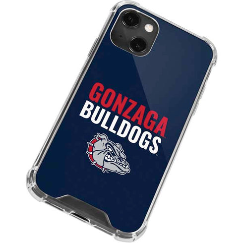 Gonzaga University Bulldogs Bold iPhone 13 Mini Clear Case