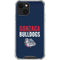 Gonzaga University Bulldogs Bold iPhone 14 Clear Case