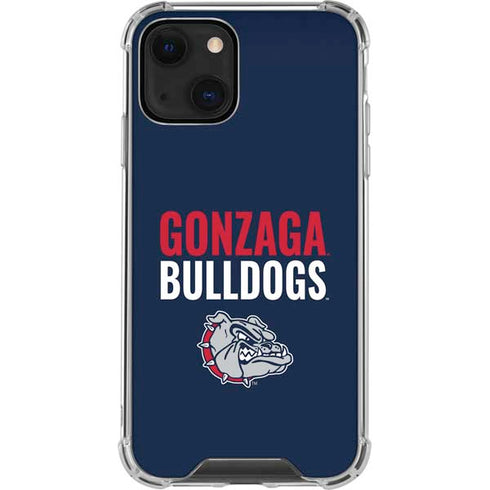 Gonzaga University Bulldogs Bold iPhone 14 Plus Clear Case