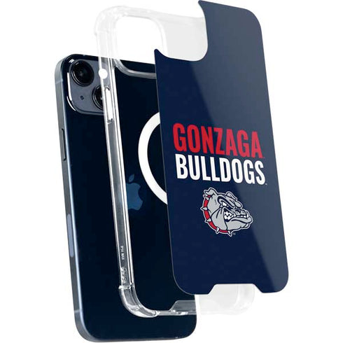 Gonzaga University Bulldogs Bold iPhone 15 Plus MagSafe Case