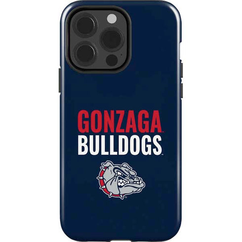 Gonzaga University Bulldogs Bold iPhone 15 Pro Impact Case