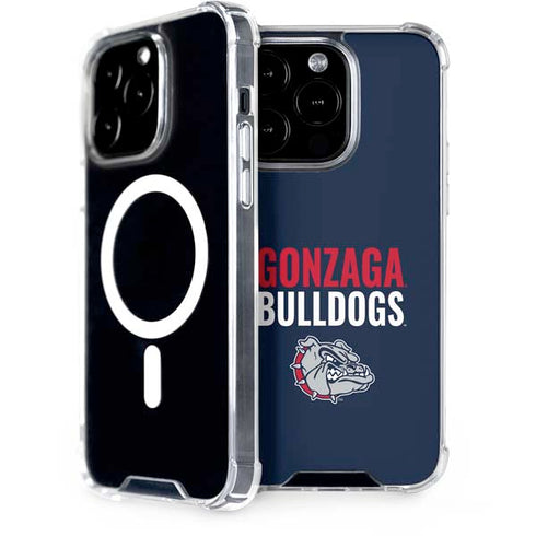 Gonzaga University Bulldogs Bold iPhone 14 Pro MagSafe Case