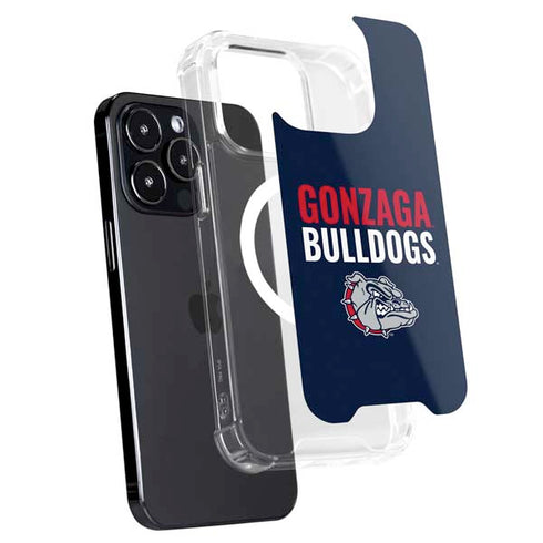 Gonzaga University Bulldogs Bold iPhone 15 Pro MagSafe Case
