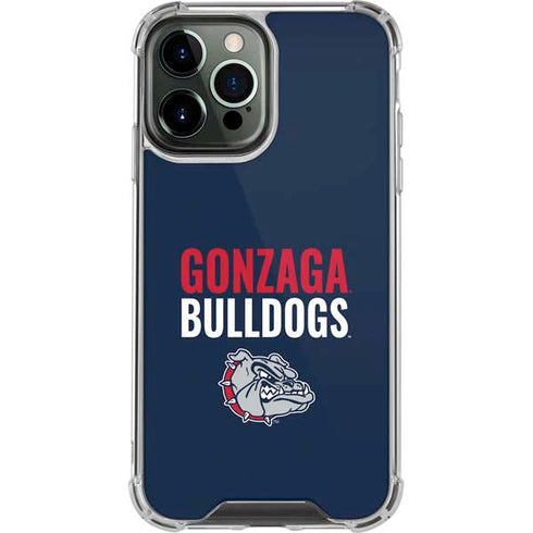 Gonzaga University Bulldogs Bold iPhone 14 Pro Max Clear Case