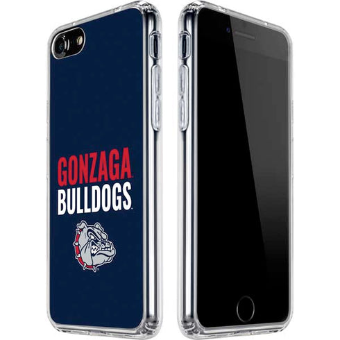 Gonzaga University Bulldogs Bold iPhone SE (2nd & 3rd Gen) Clear Case