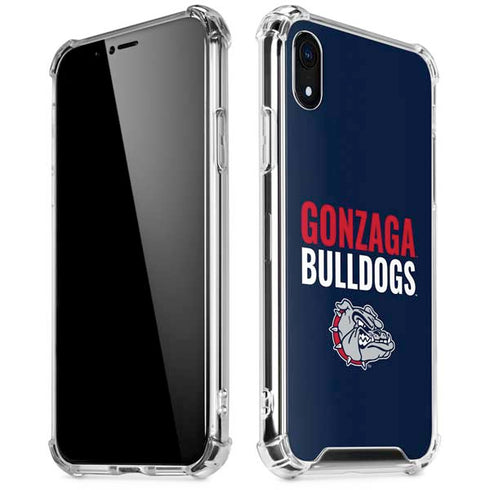 Gonzaga University Bulldogs Bold iPhone XR Clear Case