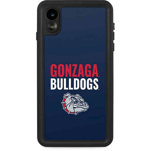 Gonzaga University Bulldogs Bold iPhone XR Waterproof Case