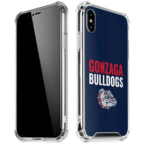 Gonzaga University Bulldogs Bold iPhone XS Max Clear Case