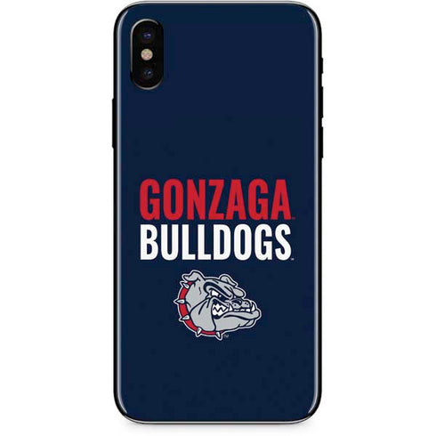 Gonzaga University Bulldogs Bold iPhone XS Skin