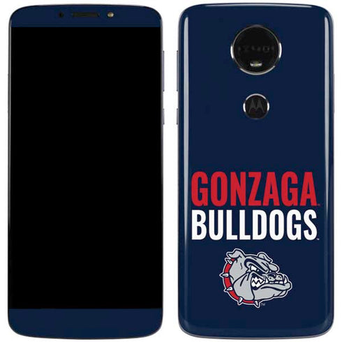 Gonzaga University Bulldogs Bold Moto E5 Plus Skin